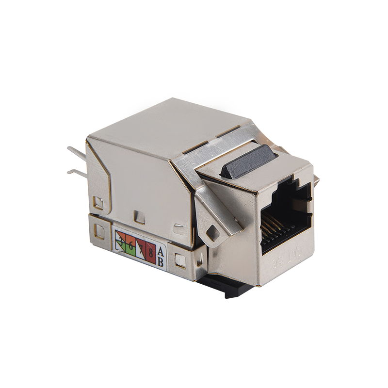 SMT-1013H8C6-FTP Oszczędź 90 stopni CAT6 Keystone Jack 110 IDC
