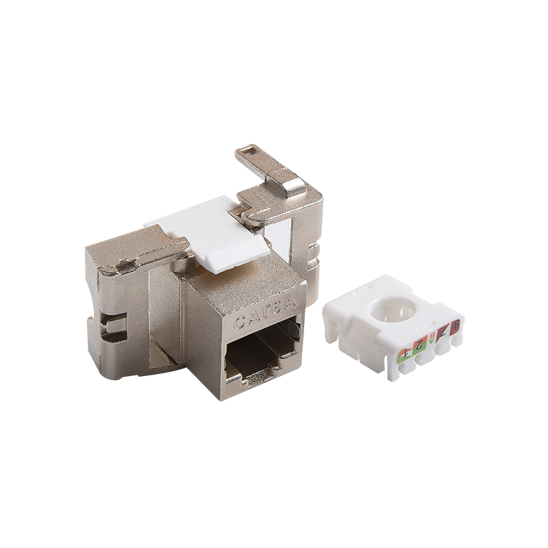 SMT-1038T8C6A-FTP 180 stopni ekranowany Keystone Jack Krótkie ciało