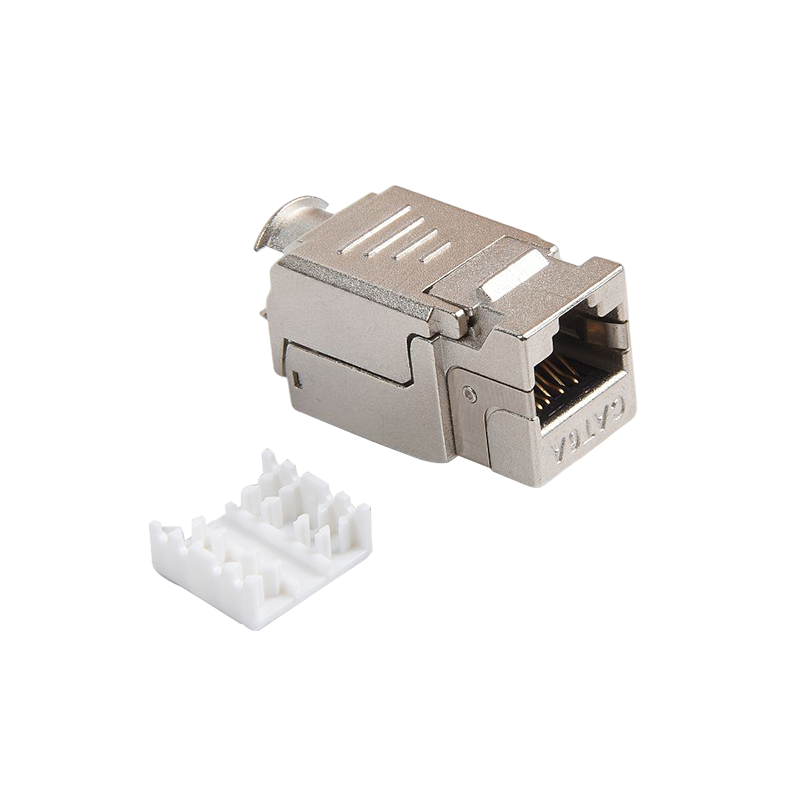 SMT-1048T8C6A-FTP 90 stopni ekranowany CAT6A Cat6a Toolless Keystone Jack